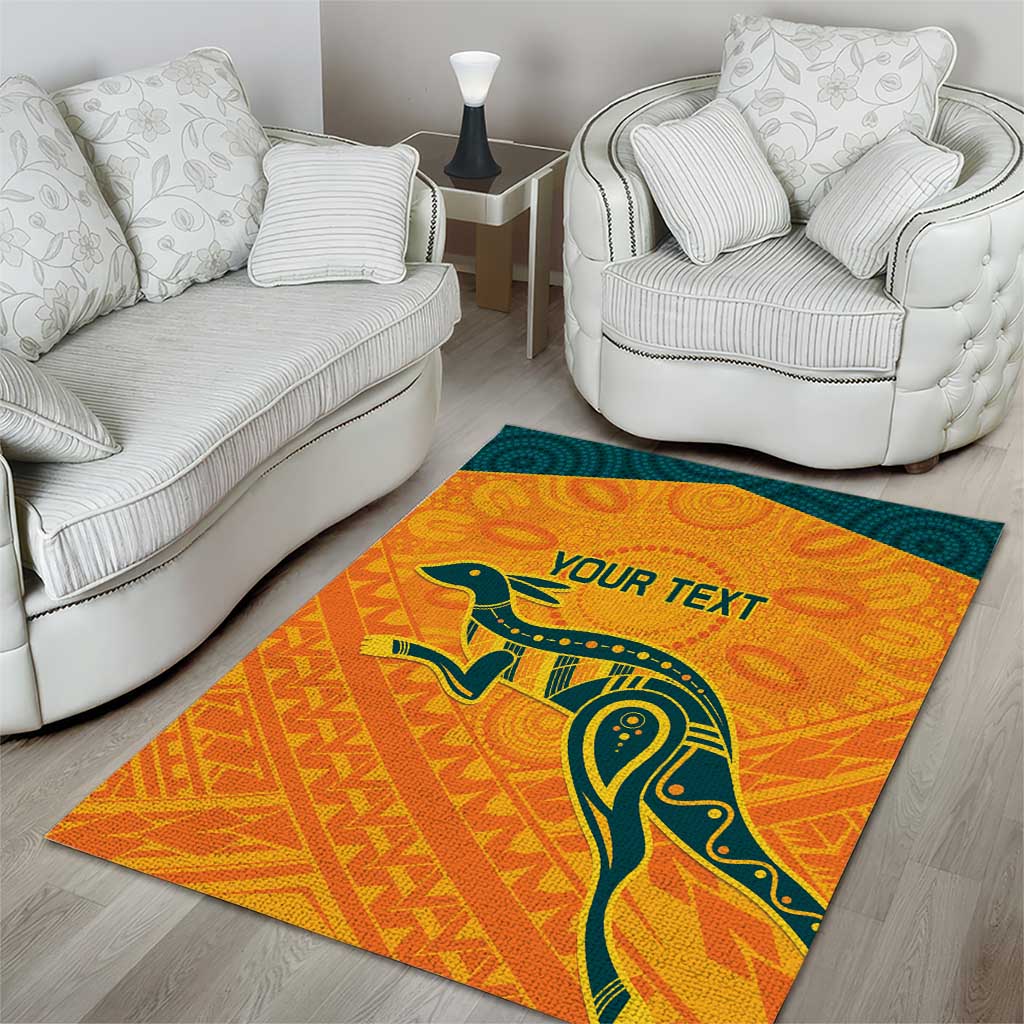 Custom Australia Rugby Area Rug Summer Paris 2024 - Vibe Hoodie Shop