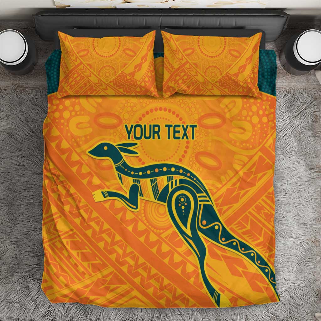 Custom Australia Rugby Bedding Set Summer Paris 2024 - Vibe Hoodie Shop