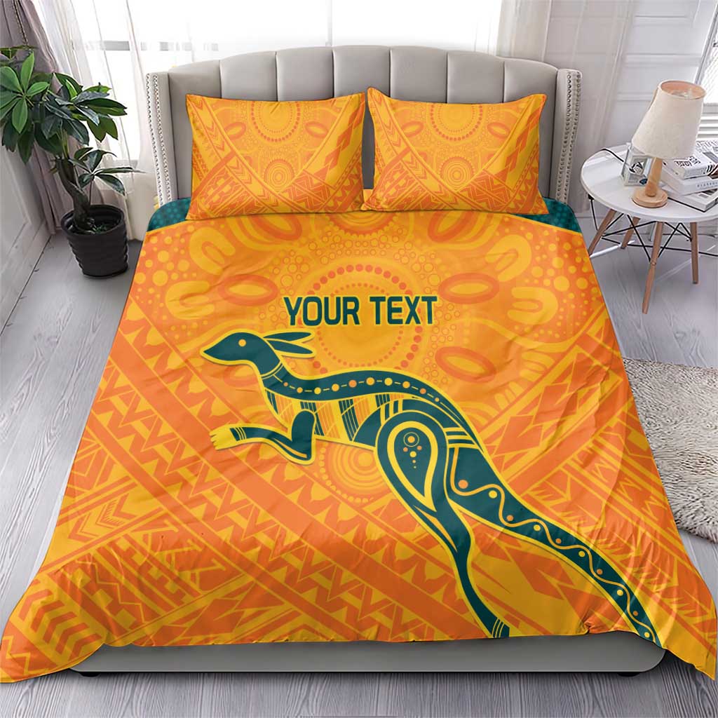 Custom Australia Rugby Bedding Set Summer Paris 2024 - Vibe Hoodie Shop