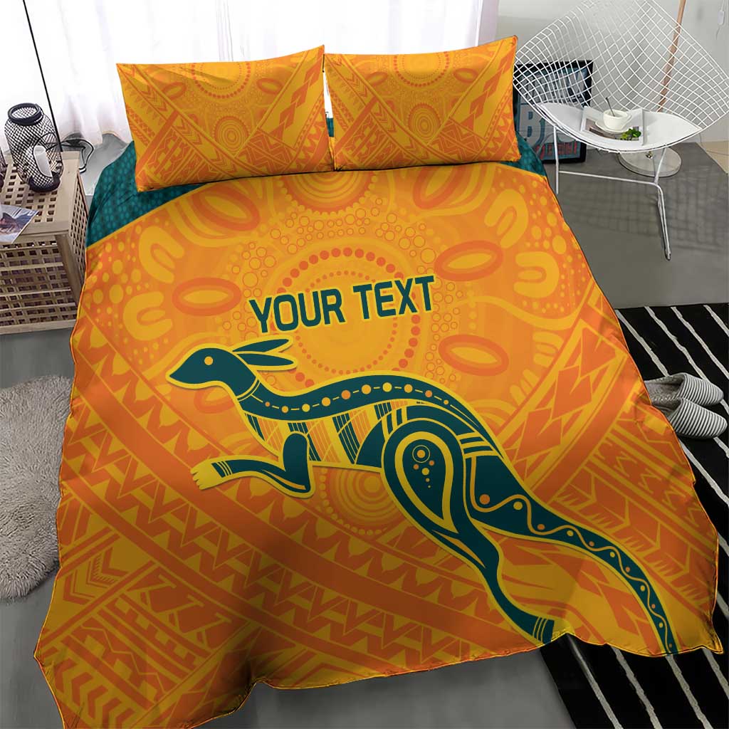Custom Australia Rugby Bedding Set Summer Paris 2024 - Vibe Hoodie Shop