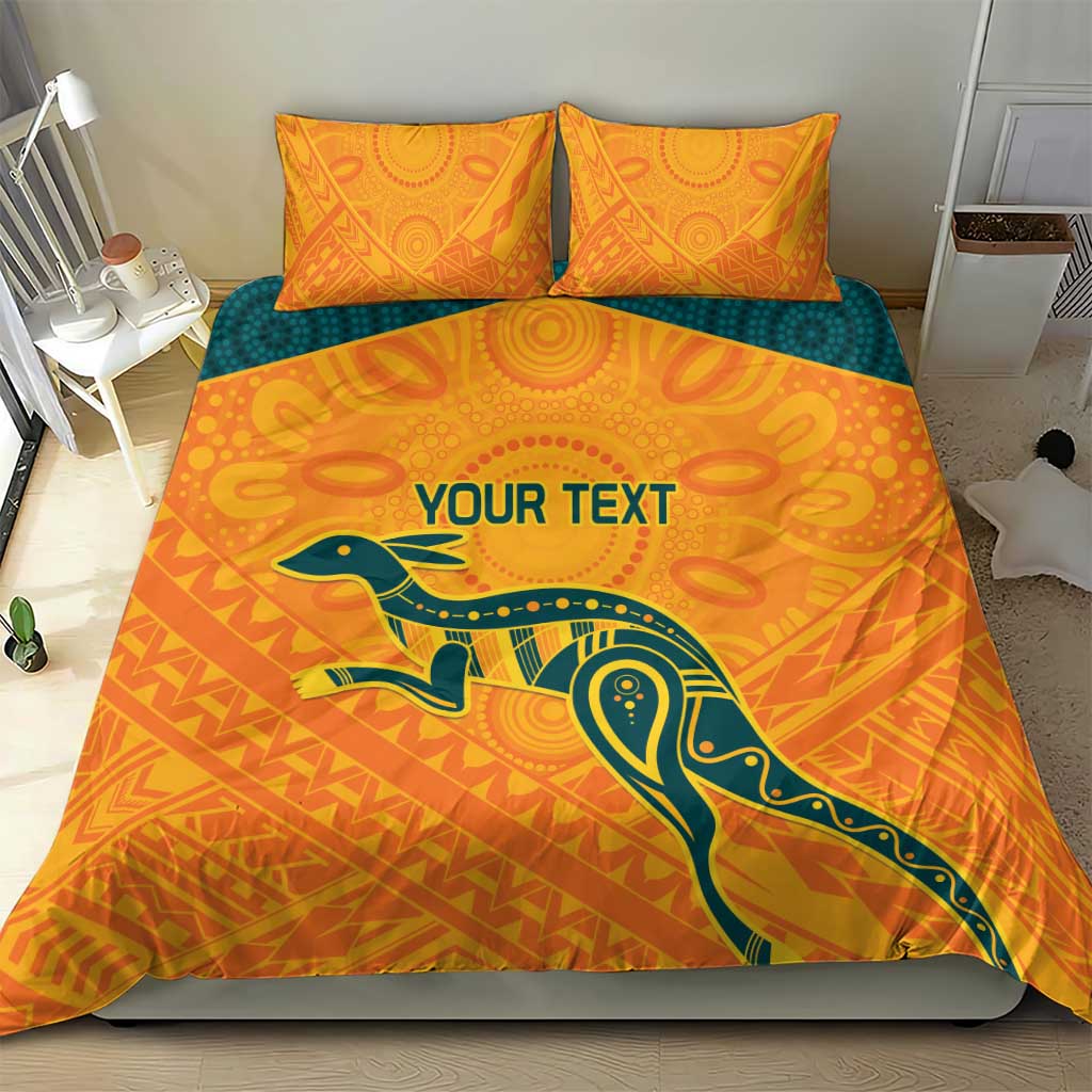 Custom Australia Rugby Bedding Set Summer Paris 2024 - Vibe Hoodie Shop