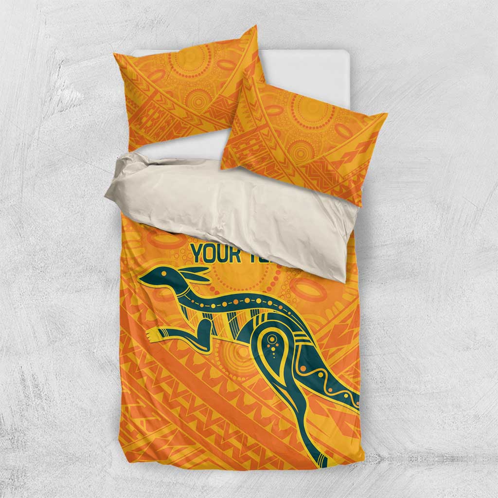 Custom Australia Rugby Bedding Set Summer Paris 2024 - Vibe Hoodie Shop