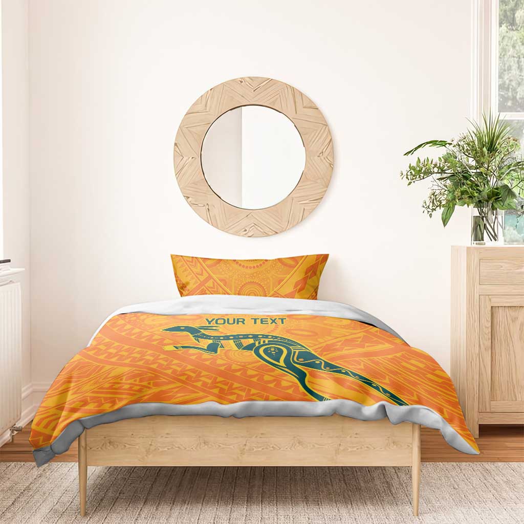 Custom Australia Rugby Bedding Set Summer Paris 2024 - Vibe Hoodie Shop