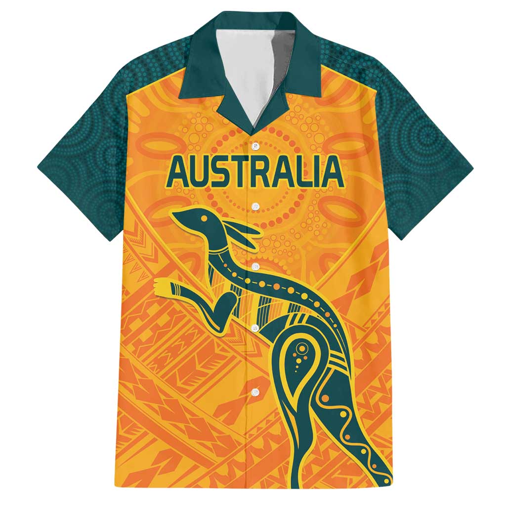 Custom Australia Rugby Hawaiian Shirt Summer Paris 2024 - Vibe Hoodie Shop