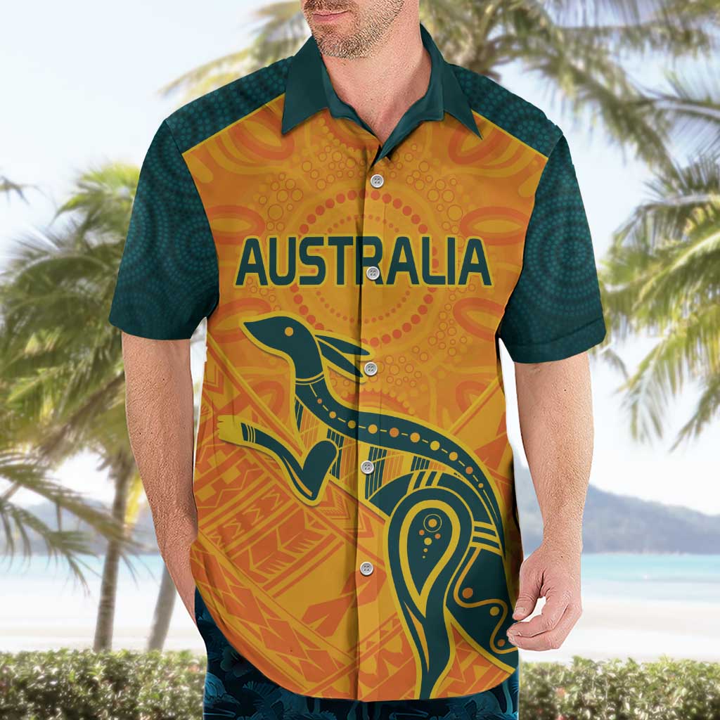 Custom Australia Rugby Hawaiian Shirt Summer Paris 2024 - Vibe Hoodie Shop