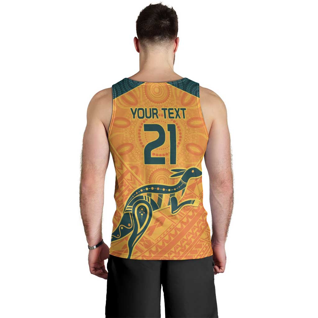 Custom Australia Rugby Men Tank Top Summer Paris 2024 - Vibe Hoodie Shop