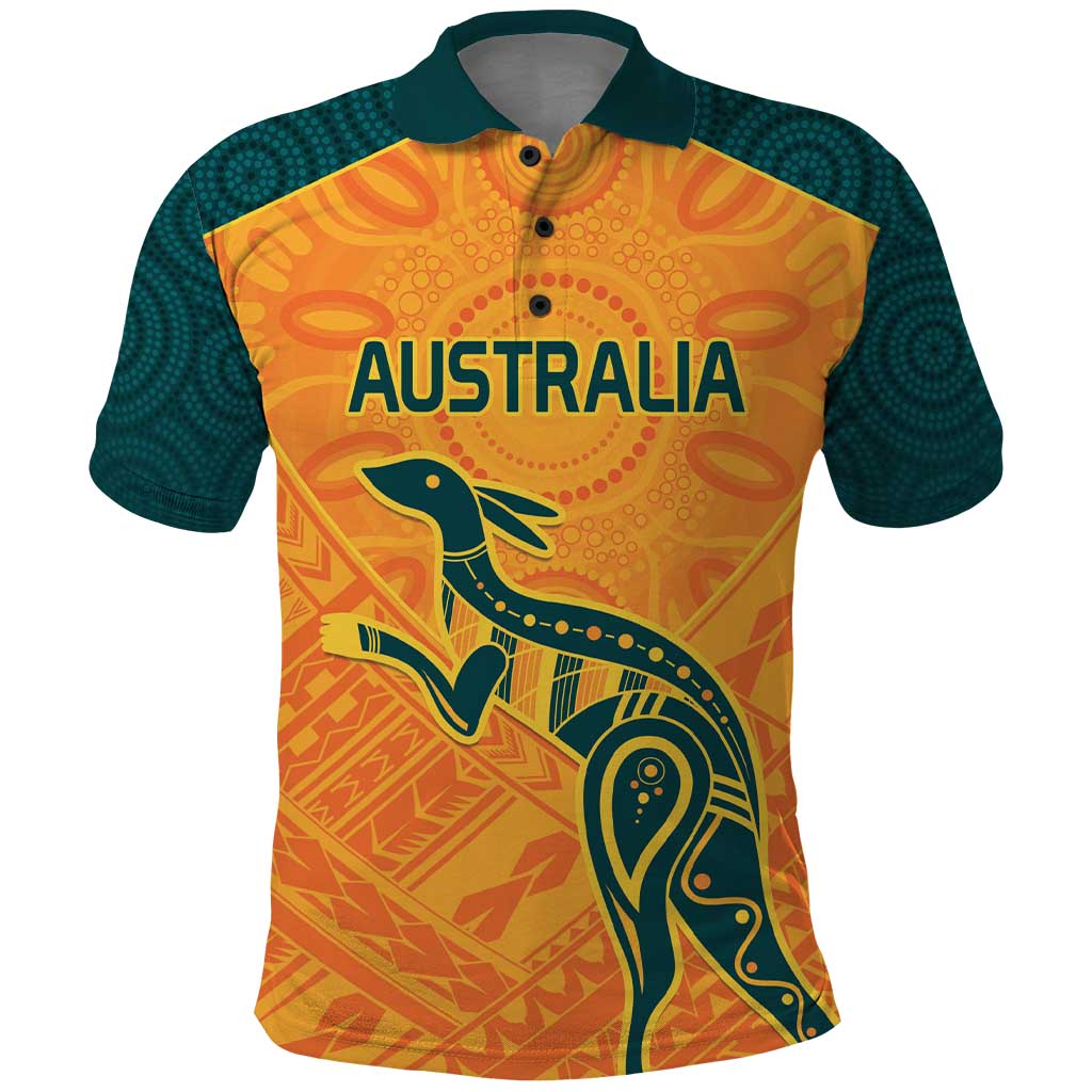 Custom Australia Rugby Polo Shirt Summer Paris 2024 LT9 - Vibe Hoodie Shop