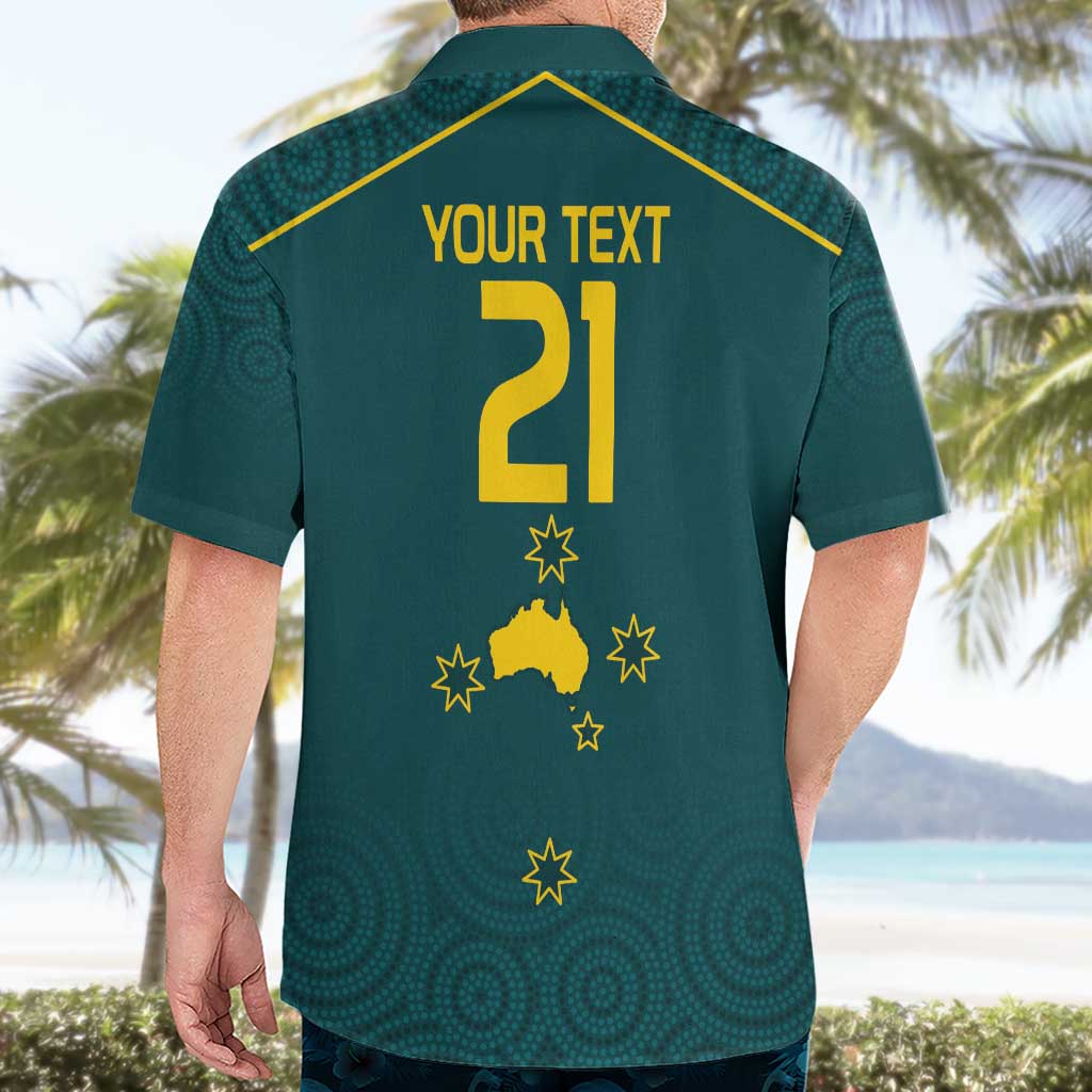 Custom Australia Rugby Hawaiian Shirt Proud of Aussie Kangaroo - Vibe Hoodie Shop