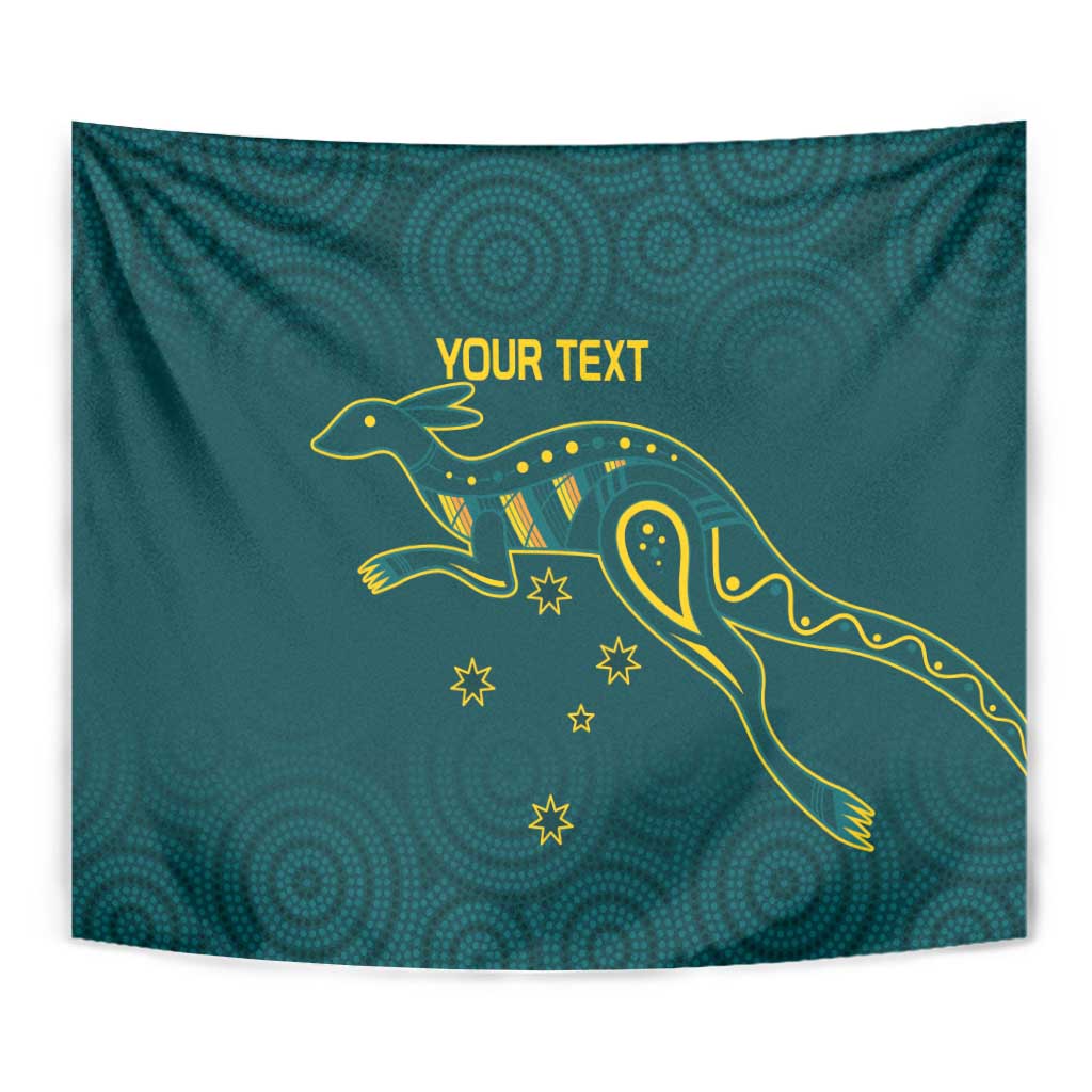 Custom Australia Rugby Tapestry Proud of Aussie Kangaroo - Vibe Hoodie Shop