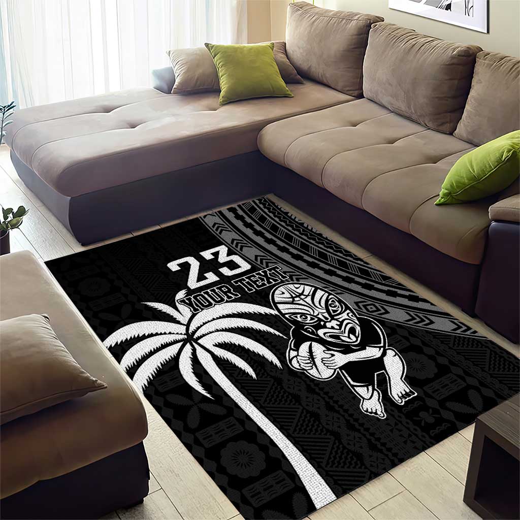 Custom Fiji New Zealand Rugby Area Rug Make History Together - Vibe Hoodie Shop