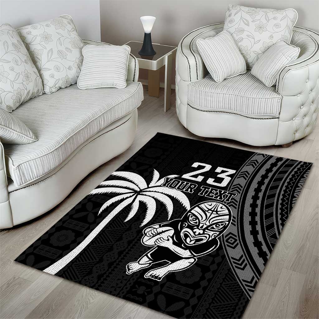 Custom Fiji New Zealand Rugby Area Rug Make History Together - Vibe Hoodie Shop