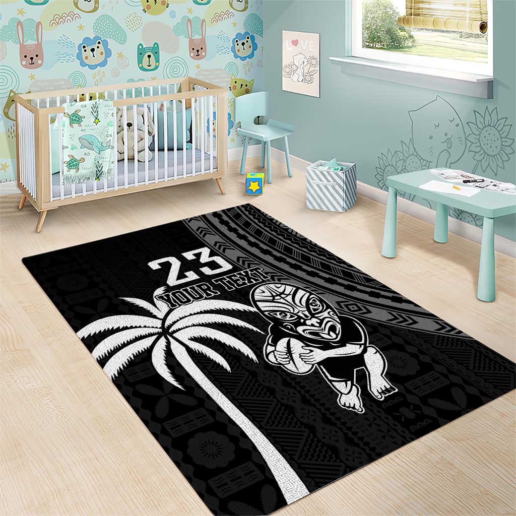 Custom Fiji New Zealand Rugby Area Rug Make History Together - Vibe Hoodie Shop