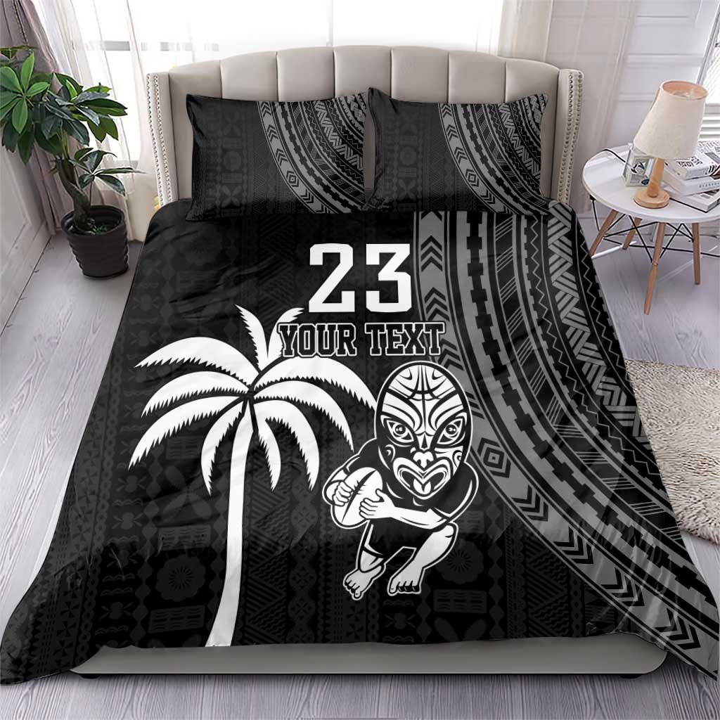 Custom Fiji New Zealand Rugby Bedding Set Make History Together - Vibe Hoodie Shop
