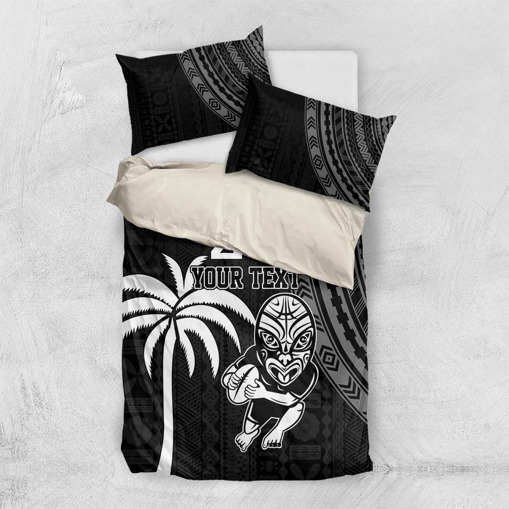 Custom Fiji New Zealand Rugby Bedding Set Make History Together - Vibe Hoodie Shop