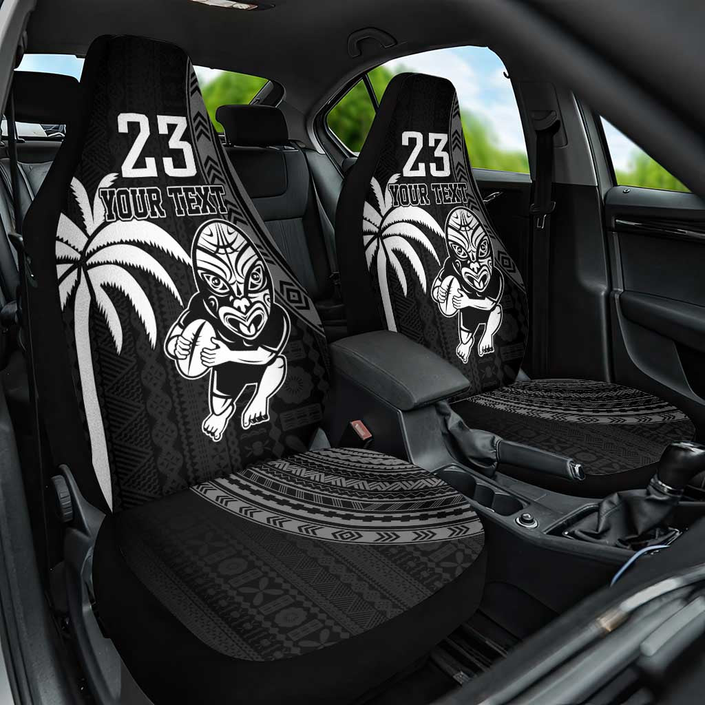Custom Fiji New Zealand Rugby Car Seat Cover Make History Together - Vibe Hoodie Shop