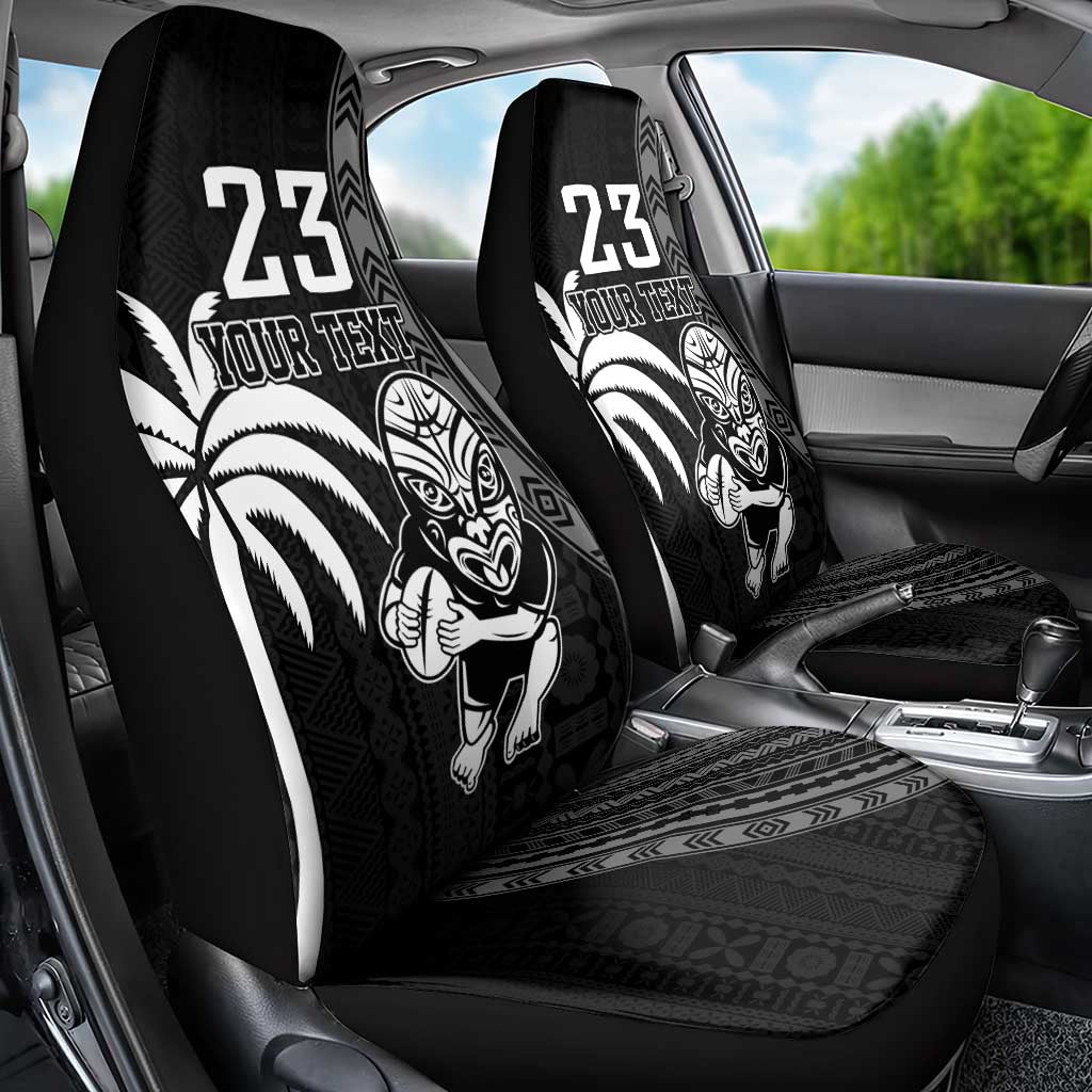 Custom Fiji New Zealand Rugby Car Seat Cover Make History Together - Vibe Hoodie Shop