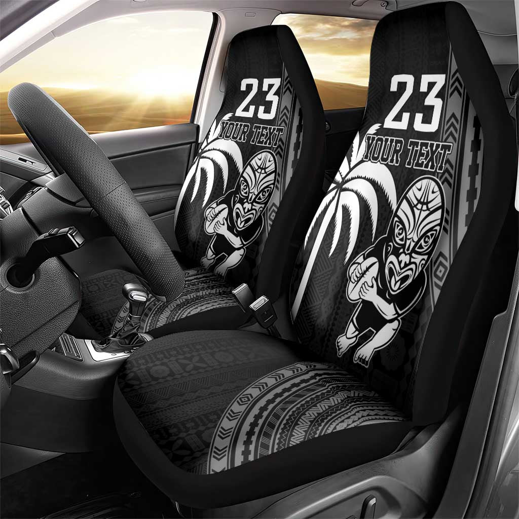 Custom Fiji New Zealand Rugby Car Seat Cover Make History Together - Vibe Hoodie Shop