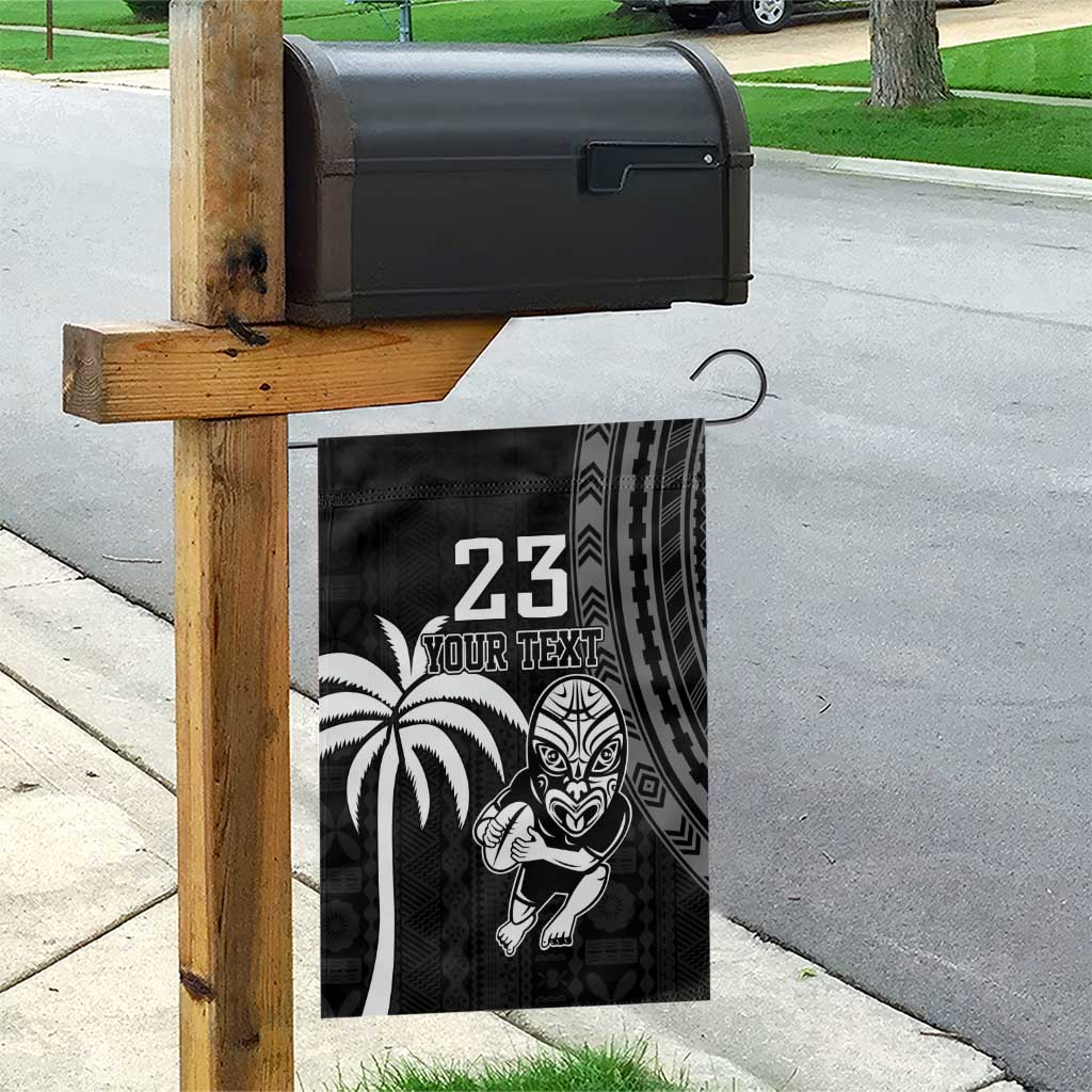 Custom Fiji New Zealand Rugby Garden Flag Make History Together - Vibe Hoodie Shop