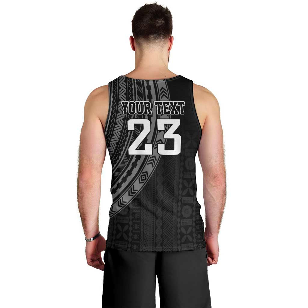 Custom Fiji New Zealand Rugby Men Tank Top Make History Together - Vibe Hoodie Shop