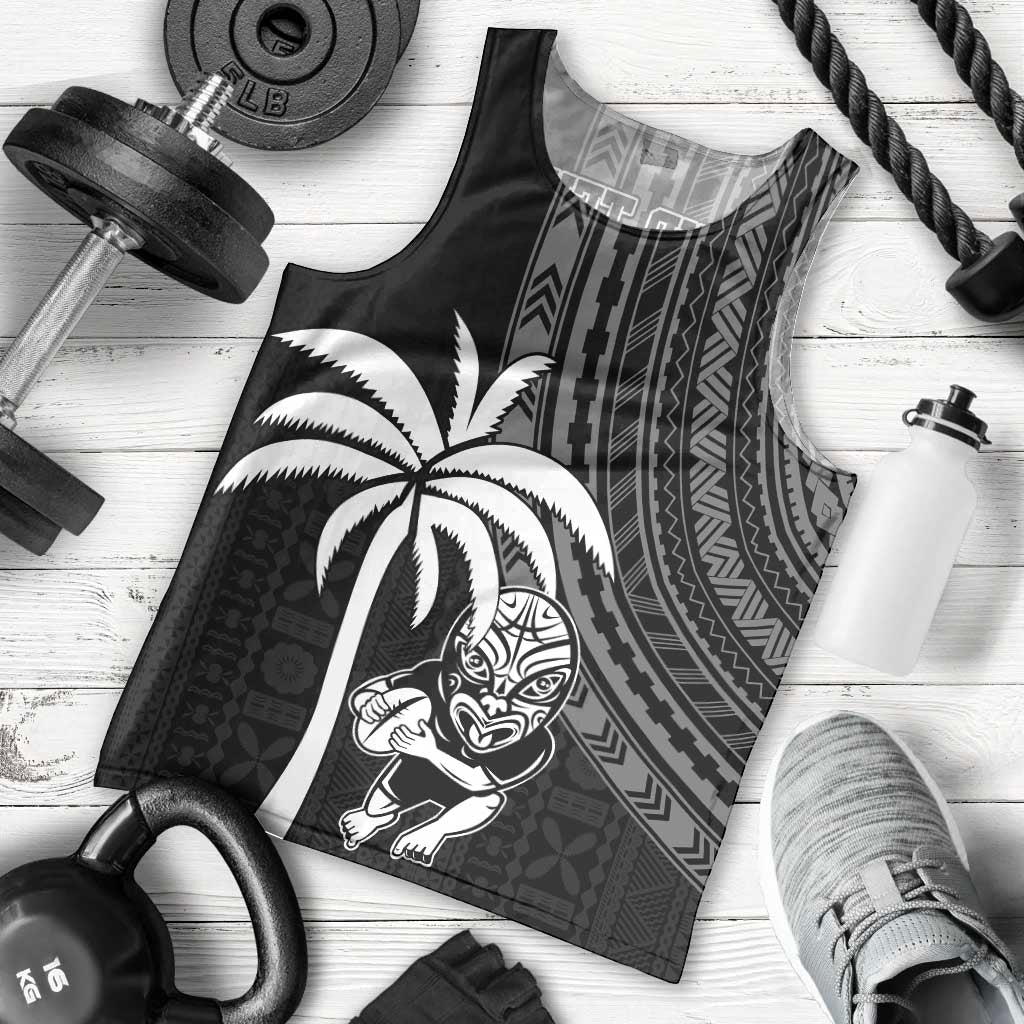 Custom Fiji New Zealand Rugby Men Tank Top Make History Together - Vibe Hoodie Shop