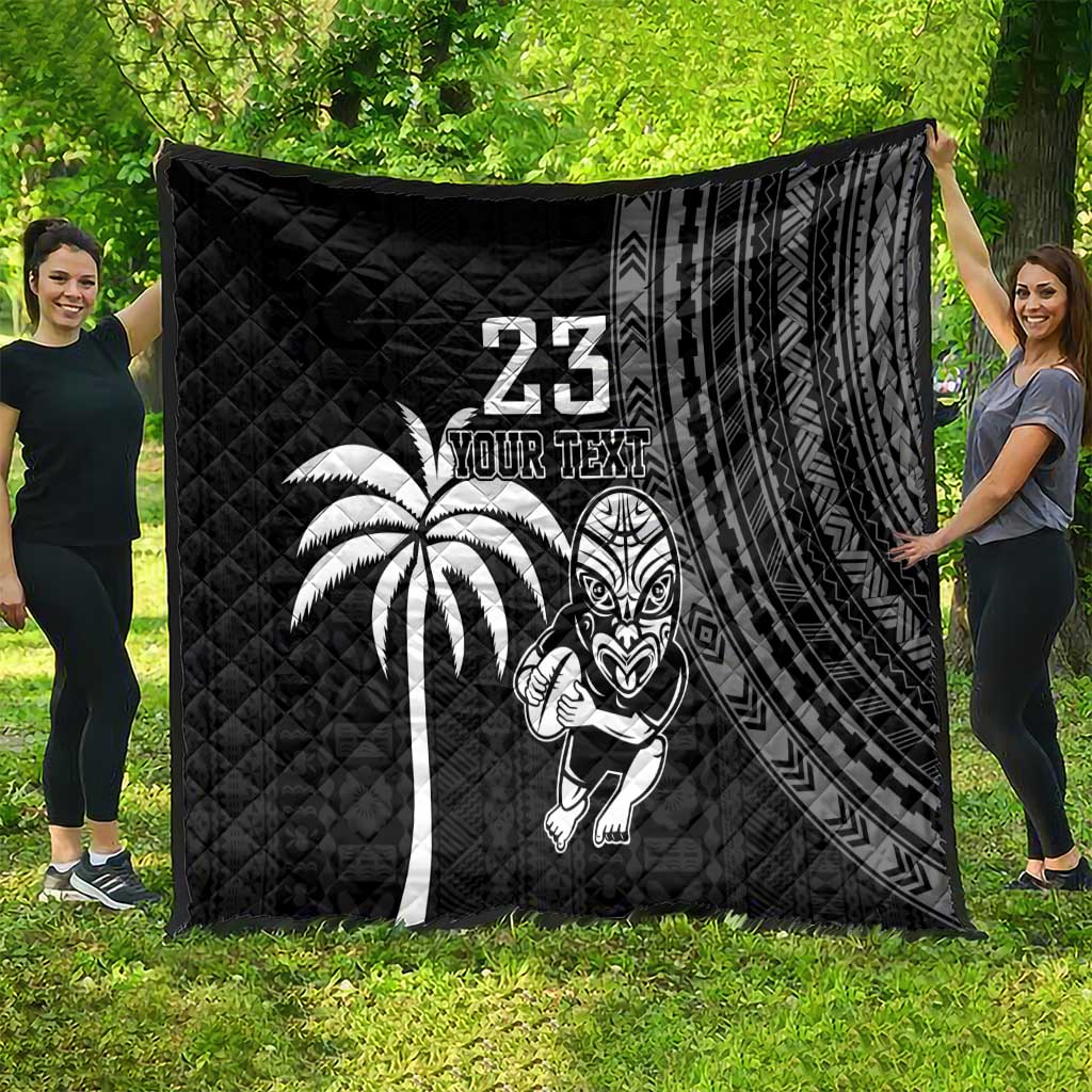 Custom Fiji New Zealand Rugby Quilt Make History Together - Vibe Hoodie Shop