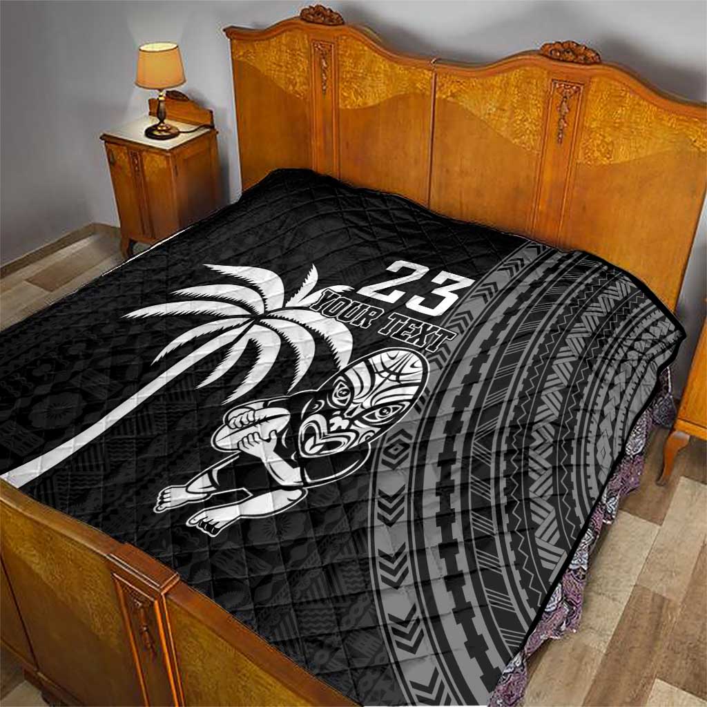 Custom Fiji New Zealand Rugby Quilt Make History Together - Vibe Hoodie Shop