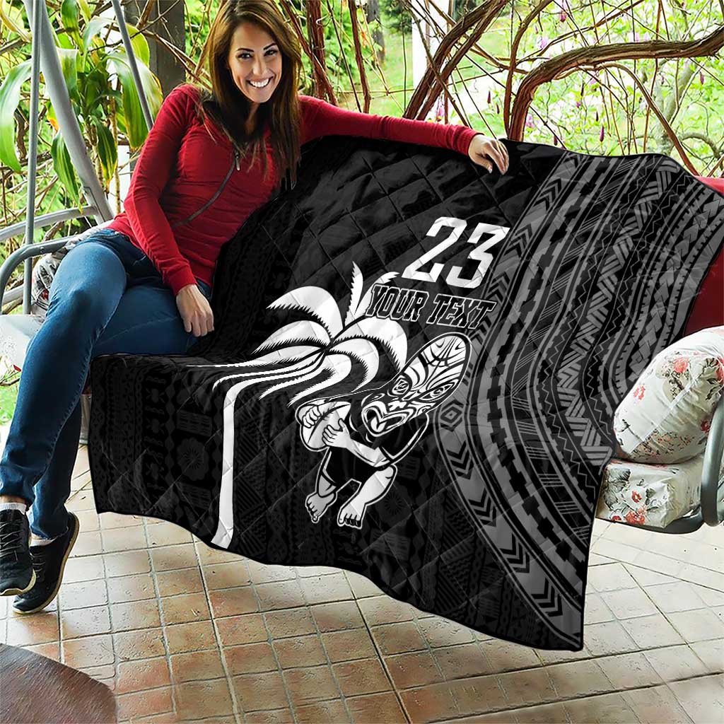 Custom Fiji New Zealand Rugby Quilt Make History Together - Vibe Hoodie Shop