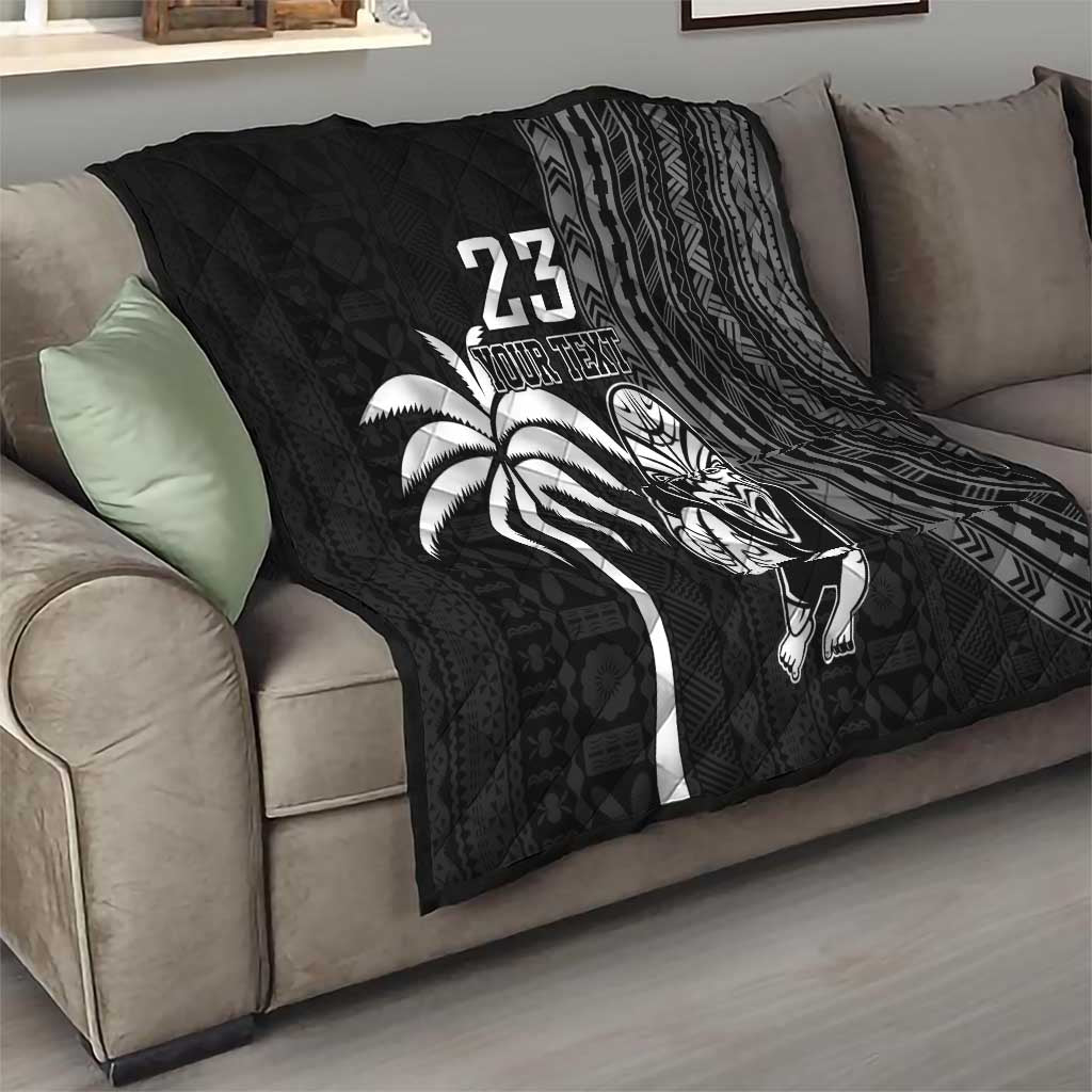 Custom Fiji New Zealand Rugby Quilt Make History Together - Vibe Hoodie Shop