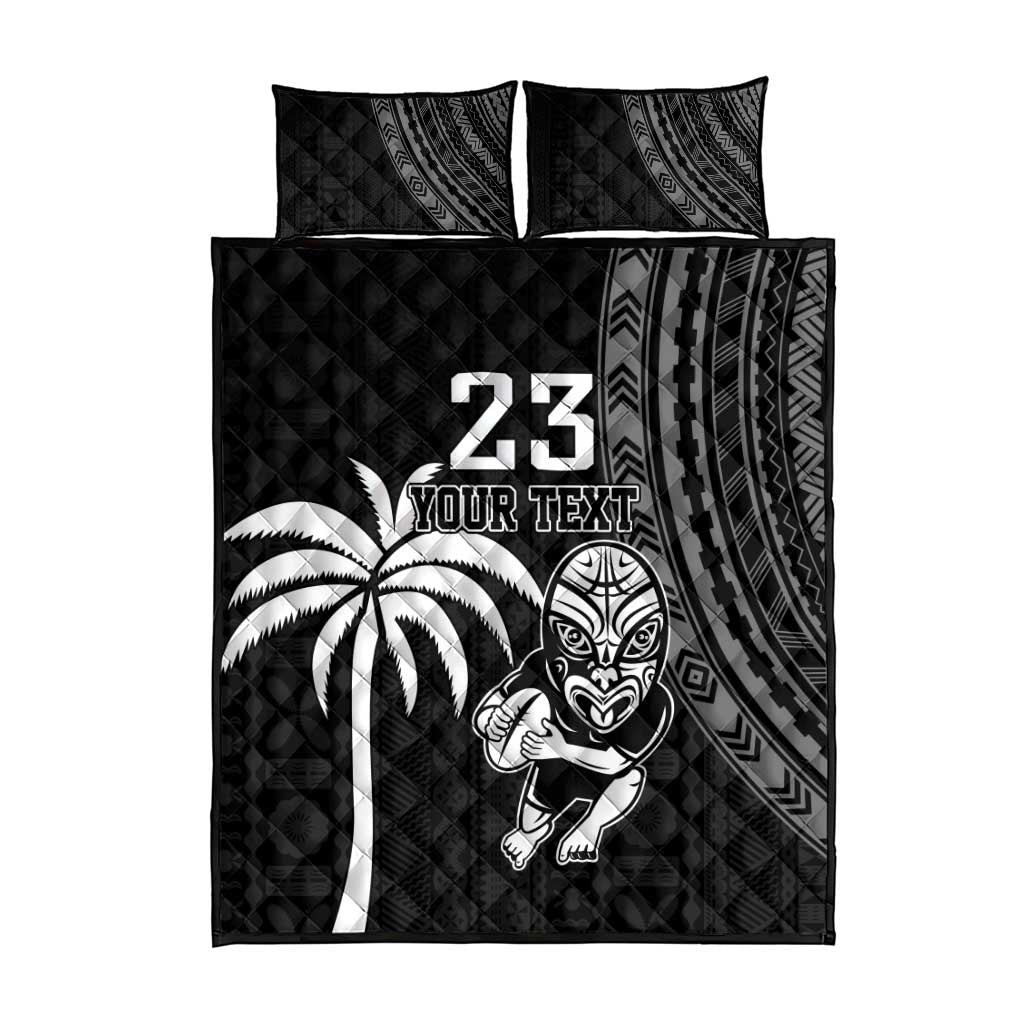 Custom Fiji New Zealand Rugby Quilt Bed Set Make History Together - Vibe Hoodie Shop