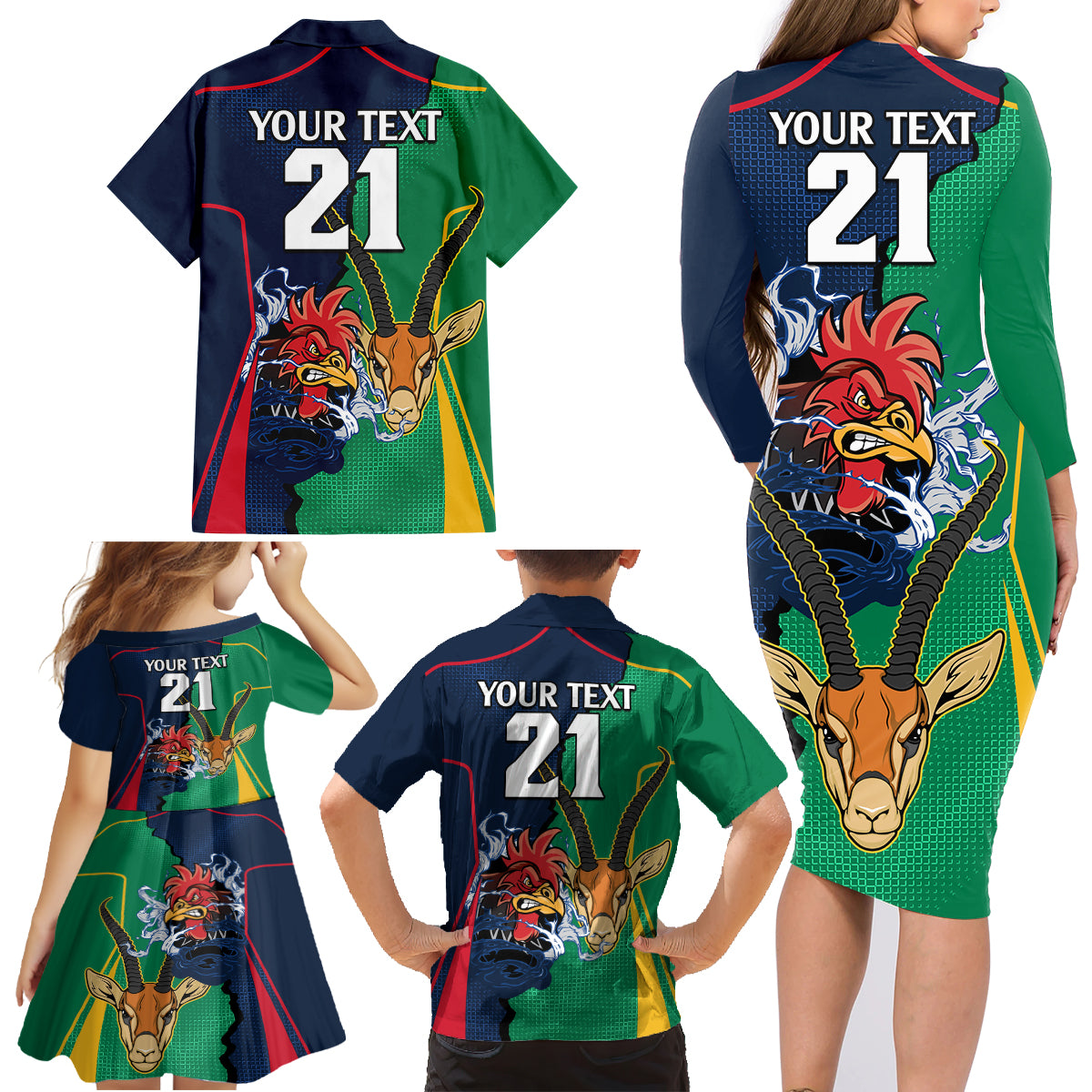 custom-new-zealnd-ireland-rugby-family-matching-long-sleeve-bodycon-dress-and-hawaiian-shirt-warrior-black-fern-and-shamrocks-world-cup-2023