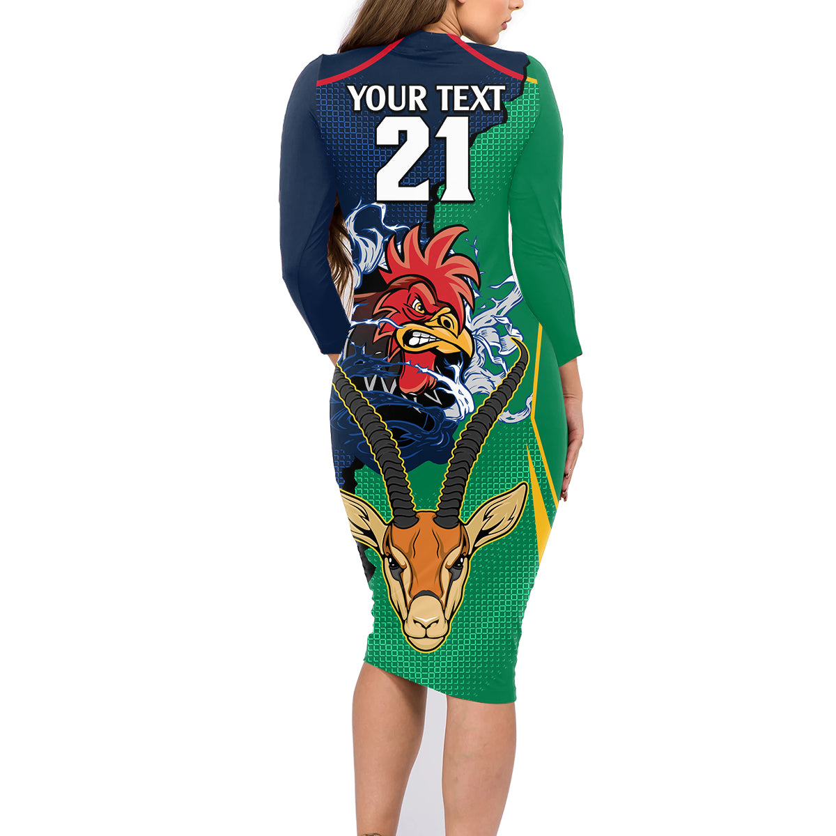 custom-new-zealnd-ireland-rugby-family-matching-long-sleeve-bodycon-dress-and-hawaiian-shirt-warrior-black-fern-and-shamrocks-world-cup-2023