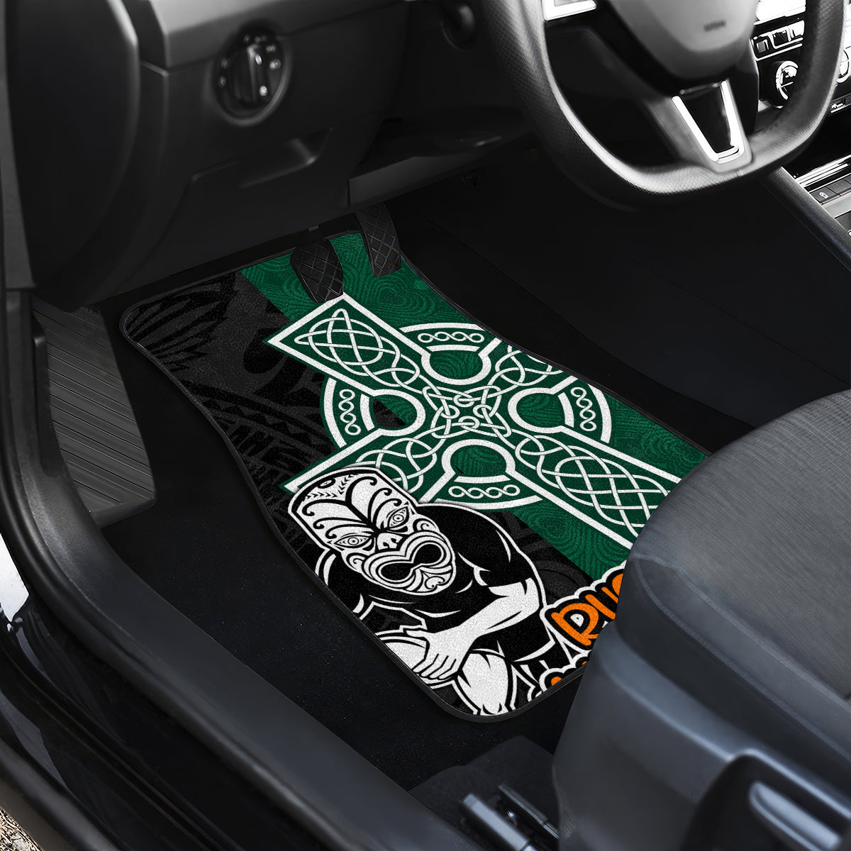 new-zealand-ireland-rugby-car-mats-warrior-black-fern-and-shamrocks-world-cup-2023