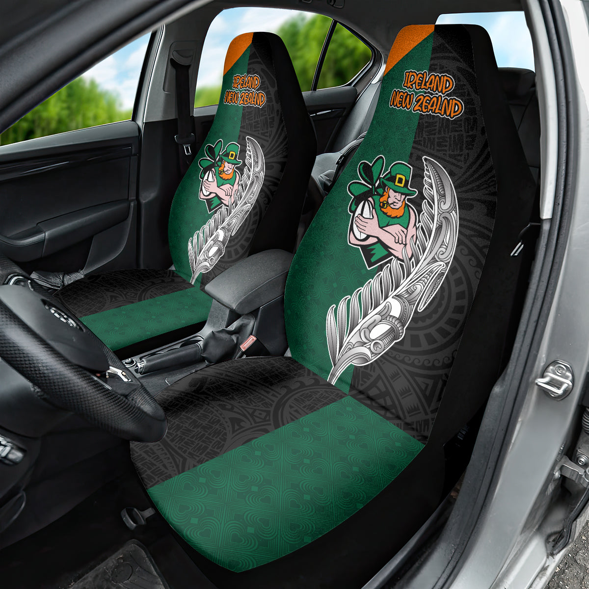 new-zealand-ireland-rugby-car-seat-cover-warrior-black-fern-and-shamrocks-world-cup-2023