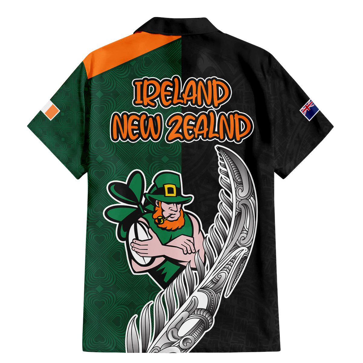 france-south-africa-rugby-family-matching-mermaid-dress-and-hawaiian-shirt-springboks-and-roosters-world-cup-2023-sporty-style