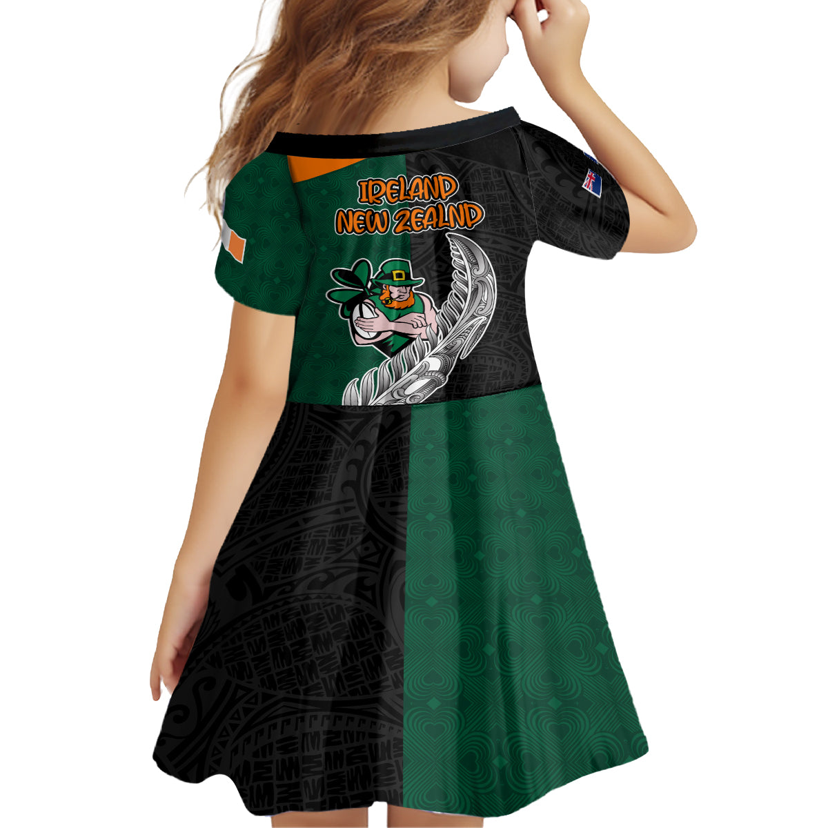 france-south-africa-rugby-family-matching-off-shoulder-maxi-dress-and-hawaiian-shirt-springboks-and-roosters-world-cup-2023-sporty-style