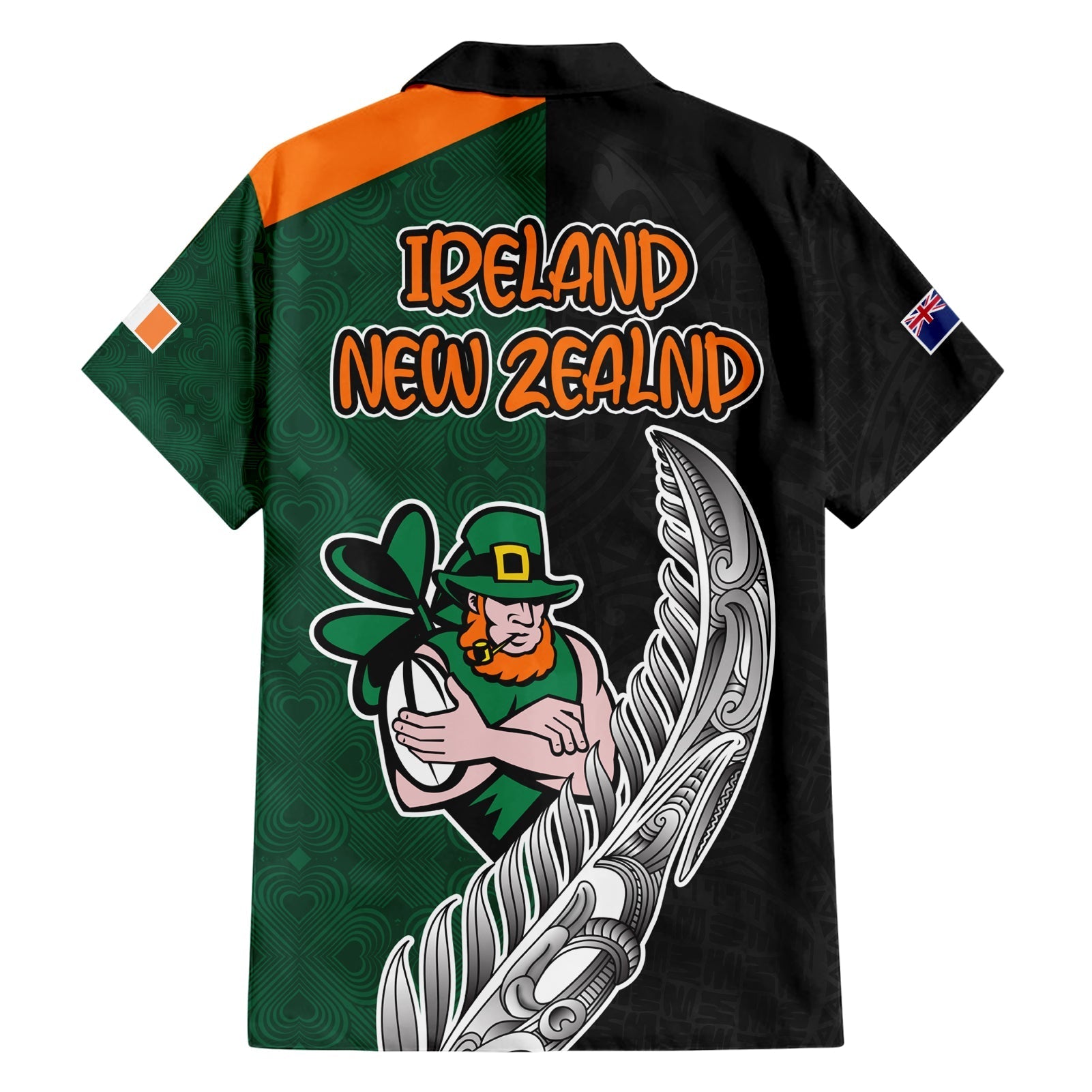 france-south-africa-rugby-family-matching-short-sleeve-bodycon-dress-and-hawaiian-shirt-springboks-and-roosters-world-cup-2023-sporty-style