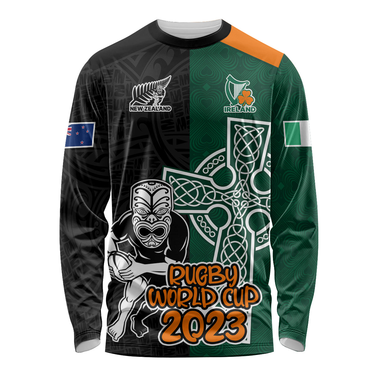 france-south-africa-rugby-long-sleeve-shirt-springboks-and-roosters-world-cup-2023-sporty-style