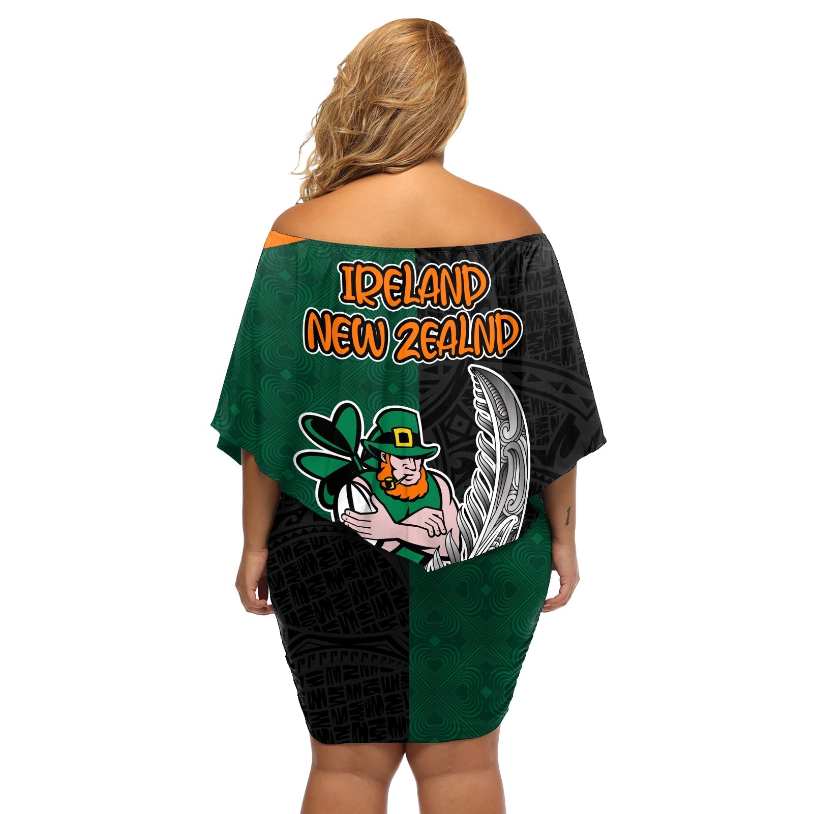 france-south-africa-rugby-off-shoulder-short-dress-springboks-and-roosters-world-cup-2023-sporty-style