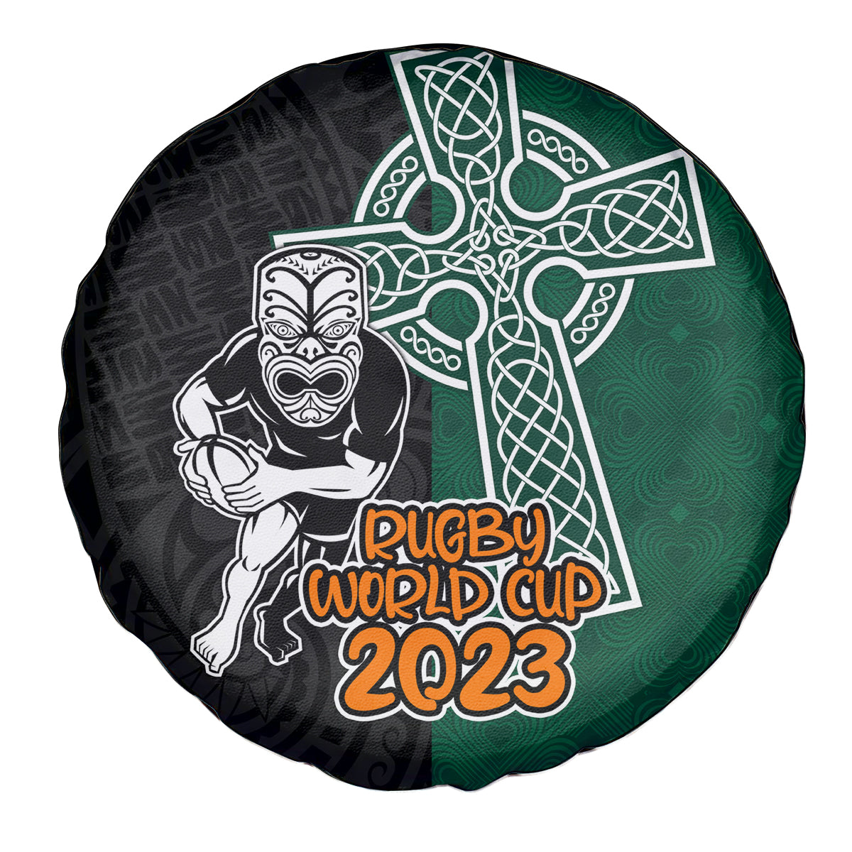 new-zealand-ireland-rugby-spare-tire-cover-warrior-black-fern-and-shamrocks-world-cup-2023