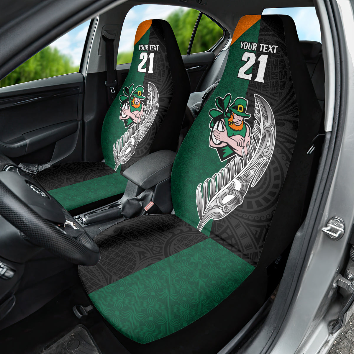 custom-new-zealand-ireland-rugby-car-seat-cover-warrior-black-fern-and-shamrocks-world-cup-2023