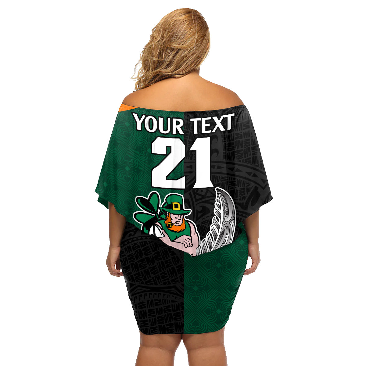 custom-france-south-africa-rugby-family-matching-off-shoulder-short-dress-and-hawaiian-shirt-springboks-and-roosters-world-cup-2023-sporty-style