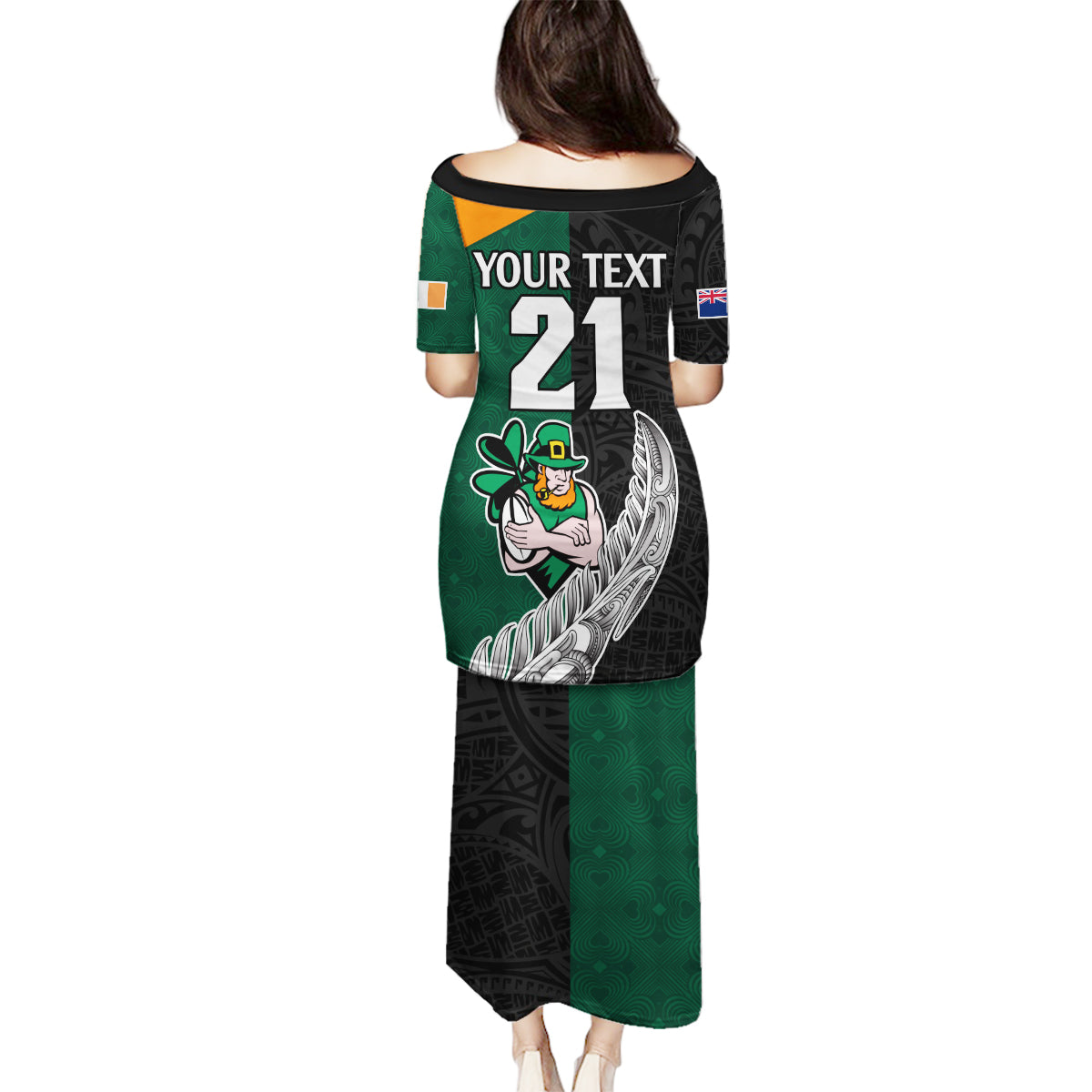 custom-france-south-africa-rugby-family-matching-puletasi-dress-and-hawaiian-shirt-springboks-and-roosters-world-cup-2023-sporty-style