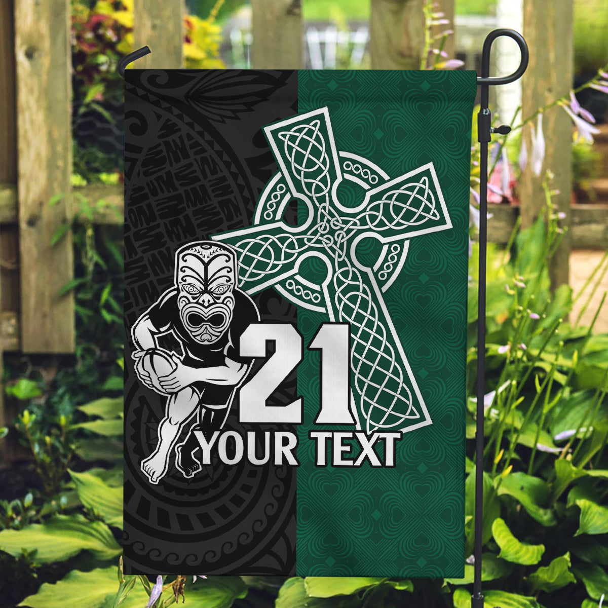 custom-new-zealand-ireland-rugby-garden-flag-warrior-black-fern-and-shamrocks-world-cup-2023