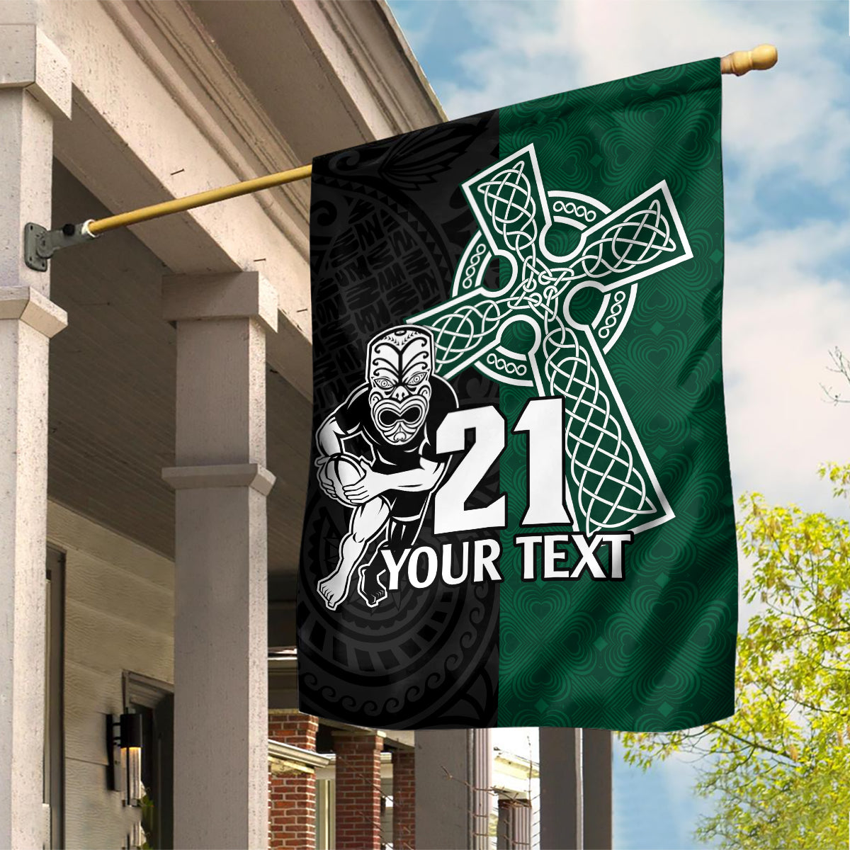 custom-new-zealand-ireland-rugby-garden-flag-warrior-black-fern-and-shamrocks-world-cup-2023