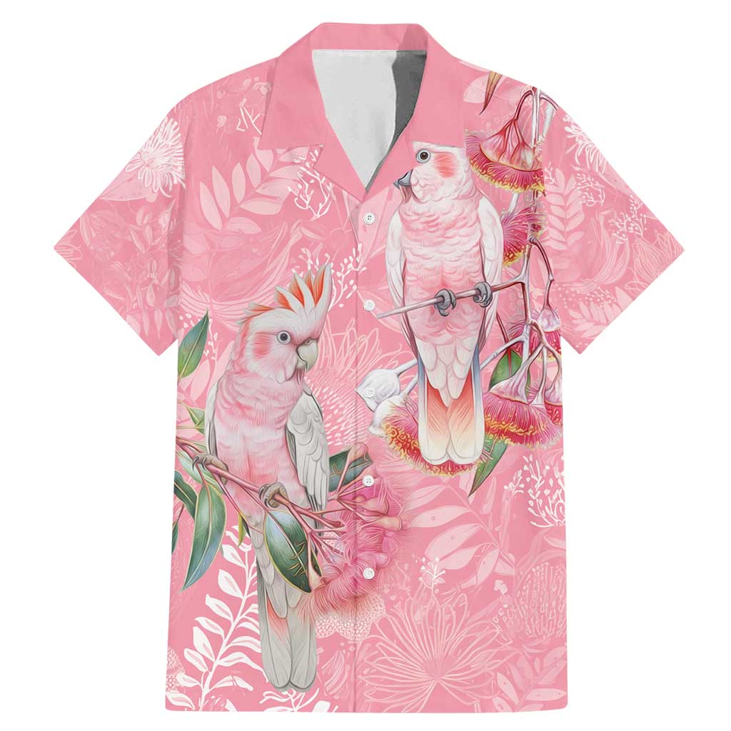 Personalised Galah Cockatoo Eucalyptus Flowers Family Matching Mermaid Dress and Hawaiian Shirt Australian Breast Cancer Spirit - Vibe Hoodie