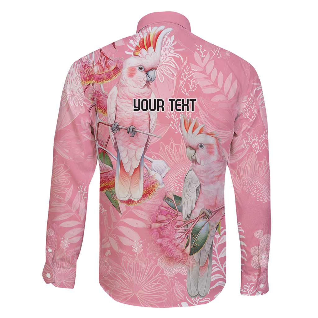 Personalised Galah Cockatoo Eucalyptus Flowers Family Matching Off Shoulder Short Dress and Hawaiian Shirt Australian Breast Cancer Spirit - Vibe Hoodie