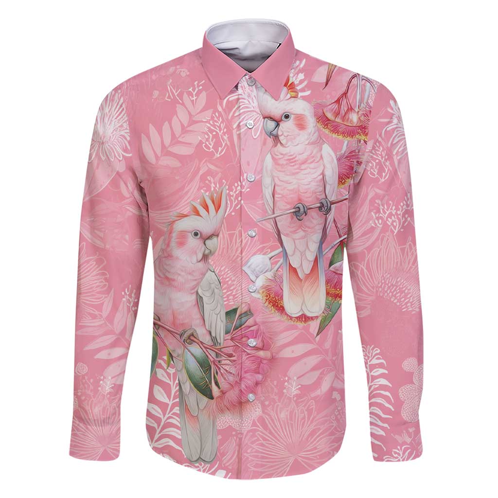 Personalised Galah Cockatoo Eucalyptus Flowers Family Matching Short Sleeve Bodycon Dress and Hawaiian Shirt Australian Breast Cancer Spirit - Vibe Hoodie