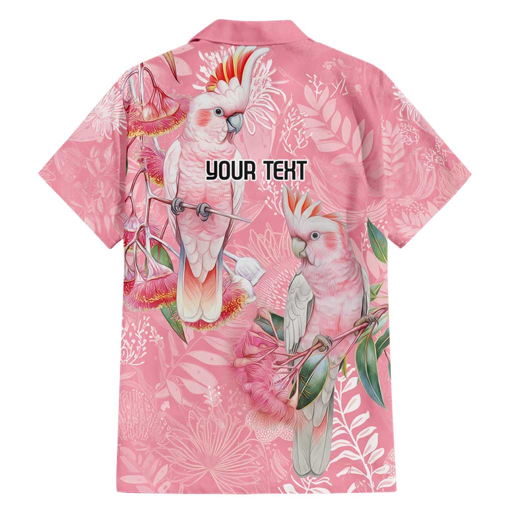 Personalised Galah Cockatoo Eucalyptus Flowers Hawaiian Shirt Australian Breast Cancer Spirit - Vibe Hoodie