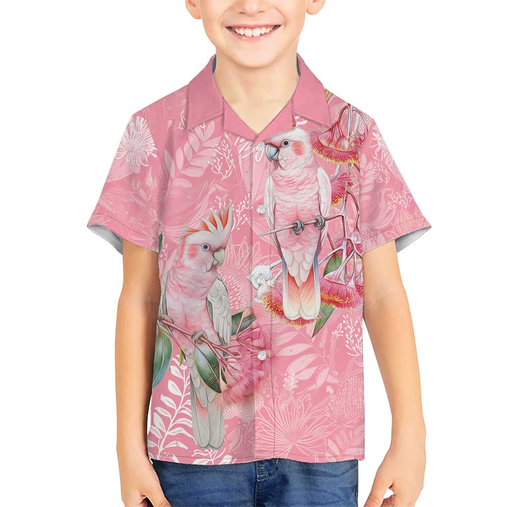 Personalised Galah Cockatoo Eucalyptus Flowers Hawaiian Shirt Australian Breast Cancer Spirit - Vibe Hoodie