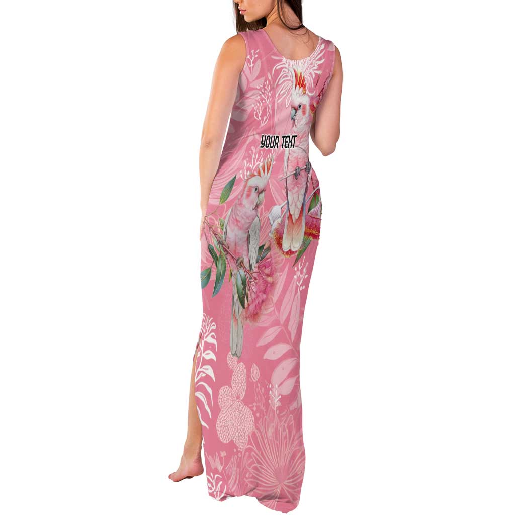 Personalised Galah Cockatoo Eucalyptus Flowers Tank Maxi Dress Australian Breast Cancer Spirit - Vibe Hoodie